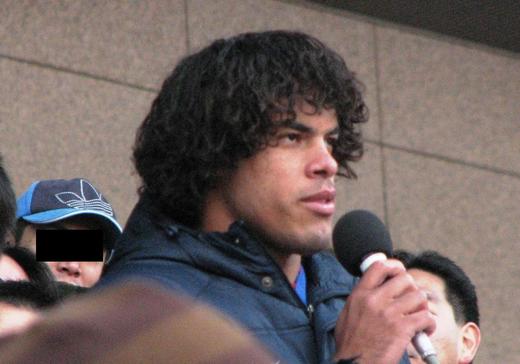 抱負を語るロペス