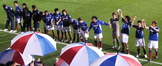 試合終了後の選手達